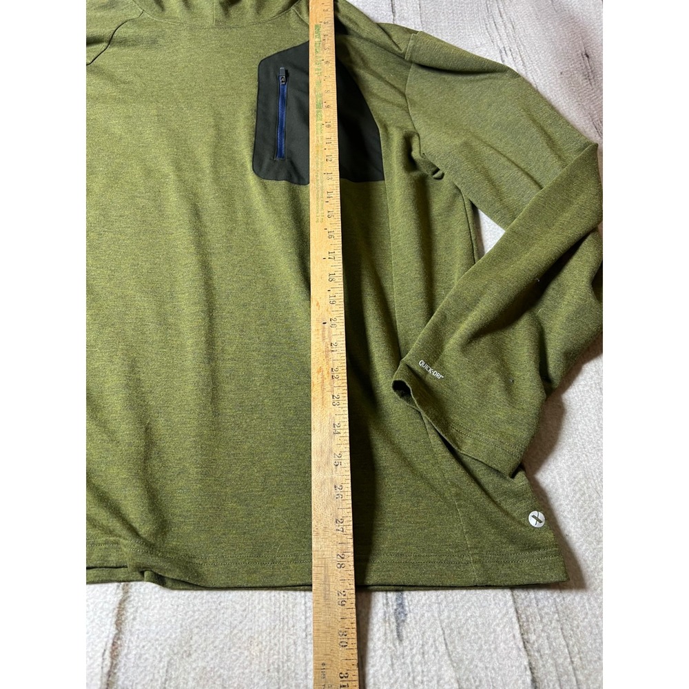 Xersion Hoodie‎ Mens XXL Olive Green Quick-Dri Athletic Gorpcore Minimalist - Picture 3 of 6